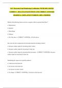 NCC Electronic Fetal Monitoring Certification  WITH 100&percnt; RATED CORRECT   REAL EXAM QUESTIONS AND CORRECT ANSWERS&vert; GRADED A&plus; &vert;2025 LATEST VERSION &vert; 100&percnt; VERIFIED