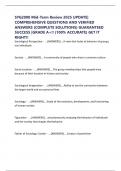 SYG2000 Mid-Term Review 2025 UPDATE&vert; COMPREHENSIVE QUESTIONS AND VERIFIED ANSWERS &lpar;COMPLETE SOLUTIONS&rpar; GUARANTEED SUCCESS &vert;GRADE A&plus;&excl;&excl; &lpar;100&percnt; ACCURATE&rpar; GET IT RIGHT&excl;&excl;