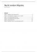 Samenvatting Recht rondom Migratie 