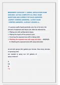 MISSISSIPPI CATEGORY 11 AERIAL APPLICATION EXAM  2025&sol;2026 &vert; ACTUAL COMPLETE ALL REAL EXAM   QUESTIONS AND CORRECT DETAILED ANSWERS   &lpar;EXPERT VERIFIED ANSWERS&rpar; &vert; LATEST EXAM                                   &vert; VERIFIED ANSWERS &vert; ALREADY GRADED A&plus; &period; 