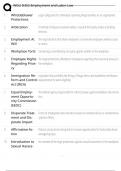 WGU D352 EMPLOYMENT AND LABOR LAW EXAM VERSION A AND STUDY GUIDE LATEST COMPLETE 350 QUESTIONS AND CORRECT ANSWERS JUST RELEASED&period;