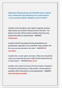 Nightingale Pathophysiology final 2025&sol;2026 Actual Complete  exam &lpar;Testing Real Exam Questions&rpar; and verified Answers                 &lpar; 100&percnt; accurate&rpar; ALREADY GRADED A&plus;&sol;GET IT RIGHT&excl;&excl; 