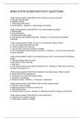 SRNA STATE EXAM KENTUCKY QUESTIONS
