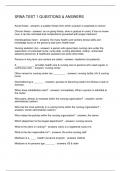 SRNA TEST 1 QUESTIONS & ANSWERS