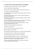 KY SRNA STATE EXAM QUESTIONS & ANSWERS