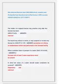 Ohio Advanced Manicure Exam 2025&sol;20226 Actual  complete exam  &lpar;Testing Real Exam Questions&rpar; and verified Answers &lpar; 100&percnt; accurate&rpar;  ALREADY GRADED A&plus;&sol; GET IT RIGHT&excl;&excl;  