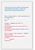 OLERE Study Guide ACTUAL COMPLETE EXAM QUESTIONS  WITH VERIFIEDSOLUTION GUIDE &lpar;A&plus; GRADED 100&percnt;  VERIFIED&rpar; LATEST VERSION 2025&sol;2026 NEWEST&excl;&excl; 