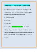 Ambulatory Care Nursing Certification Ultimate Exam Prep Guide&colon; Ace Your Test with Premium Q&A