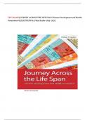 TEST BANK JOURNEY ACROSS THE LIFE SPAN&colon; Human Development and Health Promotion 6TH EDITION By&colon; PolanTaylor-2024- 2025&period;