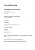 Workday Recruiting NEWEST 2025&sol;2026 ACTUAL EXAM COMPLETE QUESTIONS AND CORRECT DETAILED ANSWERS &lpar;VERIFIED ANSWERS&rpar; &vert;ALREADY GRADED A&plus;&vert;&vert;BRAND NEW&excl;&excl;