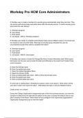Workday Pro HCM Core Administrators NEWEST 2025&sol;2026 ACTUAL EXAM COMPLETE QUESTIONS AND CORRECT DETAILED ANSWERS &lpar;VERIFIED ANSWERS&rpar; &vert;ALREADY GRADED A&plus;&vert;&vert;BRAND NEW&excl;&excl;