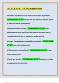 NAFA CAFS  126 Exam Questions With High Expert Verified Solutions &vert; A&plus; Rated
