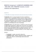 BSW3703 Assignment 1 (COMPLETE ANSWERS) 2025 - DUE 2025