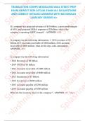 TRANSACTION COMPS MODELLING WALL STREET PREP EXAM