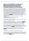 Brunner & Suddarth-s Textbook of Medical-Surgical Nursing Exam Expected questions and Answers