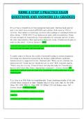 NBME 4 STEP 3 PRACTICE EXAM  QUESTIONS AND ANSWERS &lpar;A&plus; GRADED&rpar;