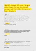 SEJPME - Module 3 Pretest &sol; Newest Actual Exam Review Questions & Answers with Definitive Answers &sol; A&plus; Score Solutions&period;