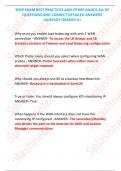 SNSP EXAM BEST PRACTICES AND OTHER BASICS ALL 85 QUESTIONS AND CORRECT DETAILED ANSWERS ALREADY GRADED A&plus;