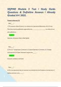 SEJPME Module 3 Test &sol; Study Guide Questions & Definitive Answers &sol; Already Graded A&plus;&sol; 2025&period; 