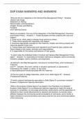 DSP EXAM ANSWERS AND ANSWERS