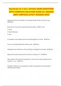 Xactimate Lvl 1 Cert&period; ACTUAL EXAM QUESTIONS WITH COMPLETE SOLUTION GUIDE &lpar;A&plus; GRADED 100&percnt; VERIFIED&rpar; LATEST VERSION 2025&excl;