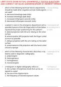 LMRT STATE EXAM ACTUAL EXAM&sol;MOSTLY TESTED QUESTIONS AND CORRECT DETAILED ANSWERS&vert;GRADE A&plus; &lpar;NEWEST VERSION&rpar;