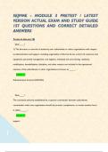 SEJPME - MODULE 3 PRETEST &sol; LATEST VERSION ACTUAL EXAM AND STUDY GUIDE 137 QUESTIONS AND CORRECT DETAILED ANSWERS  