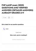 FNP AANP exam &lpar;2025&rpar; QUESTIONS AND VERIFIED ANSWERS &lpar;DETAILED ANSWERS&rpar; ALREADY GRADED A&plus;&excl;&excl;