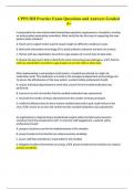 CPPS IHI Practice Exam Questions and Answers &vert; Graded A&plus; &vert; 2023 Certified Patient Safety Prep