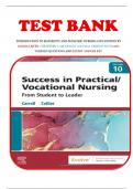 Test Bank Bundle &ndash; Introduction to Maternity and Pediatric Nursing 9th & 10th Editions by Gloria Leifer &vert; Chapters 1&ndash;34 &vert; Newest 2024&sol;2025 Complete Version with 100&percnt; Verified Questions and Expert Answer Keys