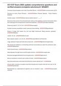 CCI CCT Exam 2025 update&vert;comprehensive questions and verified answers &lpar;complete solutions&rpar; A&plus; GRADE&excl;&excl;