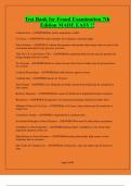 Test Bank for Fraud Examination 7th Edition MADE EASY &excl;&excl;