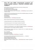 CCI's CCT prep &lpar;2025&rpar; comprehensive questions and verified detailed solutions &lpar; MULTIPLE CHOICES&rpar; &vert;100&percnt; CORRECT&excl;&excl;