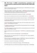 NM 704 Exam 3 &lpar;2025&rpar; comprehensive questions and verified answers &lpar; detailed & elaborated&rpar; ACTUAL EXAM 2025 TEST&excl;&excl;