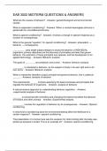 EAB 3002 MIDTERM QUESTIONS & ANSWERS