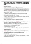 RRT- Lindsey Jones &lpar;2025&rpar; comprehensive questions and verified answers &lpar; detailed & elaborated&rpar; ACTUAL EXAM 2025 TEST&excl;&excl;