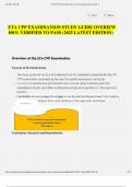 ETA CPP EXAMINATION STUDY GUIDE OVERIEW 100&percnt; VERIFIED TO PASS &lpar;2025 LATEST EDITION&rpar;
