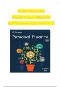 Solution Manual and Answer Guide for Personal Finance&comma; 14th Edition By &lpar;E&period; Thomas Garman&comma; 2024&rpar; Verified Chapters 1 - 17&comma; Complete Newest Version