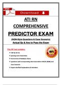 2025 ATI RN Comprehensive Predictor Exam &ndash; Actual Questions & Answers &vert; PDF