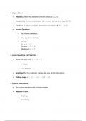 Foundations of 9th Grade Math&colon; Algebra & Geometry Essentials