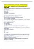 NEVADA COMMUNITY MANAGER COMPREHENSIVE EXAMS QUESTIONS AND ANSWERS GUARANTEE A&plus; 2025&sol;2026