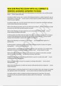 NHA EHR PRACTICE EXAM WITH ALL CORRECT & VERIFIED ANSWERS &lpar;UPDATED TO PASS&rpar;