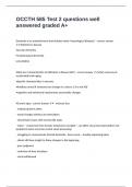 OCCTH 585 EXAM package deal&excl; 