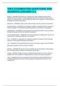 TSFA EXAMINATION QUESTIONS AND ANSWERS &lpar;GRADED A&plus;&rpar;