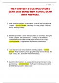 RICA SUBTEST 2 MULTIPLE CHOICE  EXAM 2025 BRAND NEW ACTUAL EXAM  WITH ANSWERS&period;