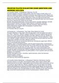 POLESTAR PILATES EVALUATION EXAM QUESTIONS AND ANSWERS 2025&sol;2026