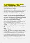 CSBI &ndash; HFMA EXAM WITH ALL CORRECT & 100&percnt; VERIFIED ANSWERS &lpar;UPDATED TO PASS&rpar;