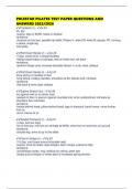POLESTAR PILATES TEST PAPER QUESTIONS AND ANSWERS 2025&sol;2026
