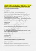 C201 BUSINESS ACUMEN EXAM QUESTIONS WITH ALL CORRECT & VERIFIED ANSWERS &lpar;UPDATED TO PASS&rpar;