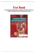 Understanding Pathophysiology&comma; 7th Edition by Huether & McCance &vert; Complete Test Bank with Solved Questions and Answers &vert; 2025&sol;2026